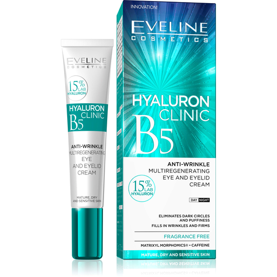 Eveline Cosmetics Hyaluron Clinic Eye And Eyelid Cream 20 ml