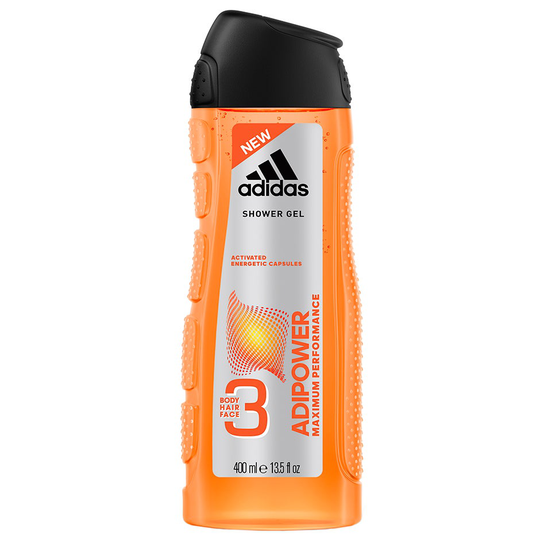Adipower Shower Gel, 400 ml Adidas Suihku- & Kylpytuotteet miehille
