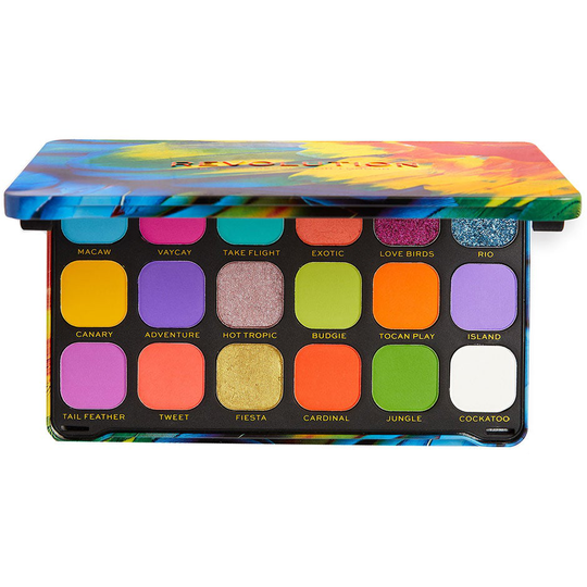 Forever Flawless Bird of Paradise Palette, Makeup Revolution Luomiväri