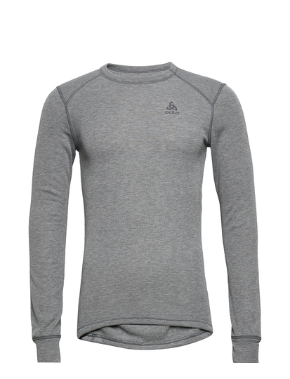 Odlo M Crewneck Ls Active Warm Eco Base Layer Tops Harmaa Odlo