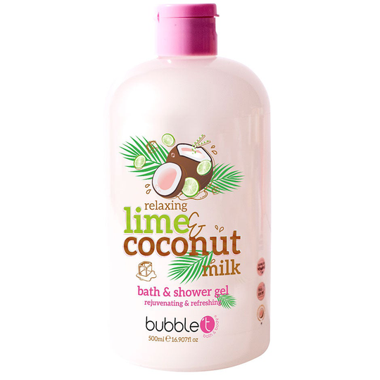 Lime & Coconut Milk Smoothie Bath & Shower Gel, 500 ml BubbleT Suihku- ja kylpytuotteet