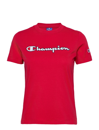 Crewneck T-Shirt T-shirts & Tops Short-sleeved Punainen Champion