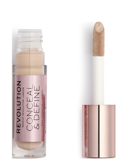 Revolution Conceal & Define Concealer C3 Peitevoide Meikki Makeup Revolution