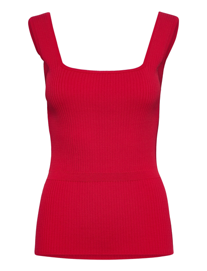 Karo Ann Top T-shirts & Tops Sleeveless Punainen IVY OAK