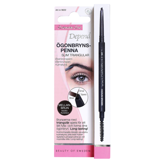 Depend Everyday Eye Kulmakynä Keskiruskea