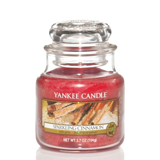 Yankee Candle Sparkling Cinnamon Christmas Scent Small Jar