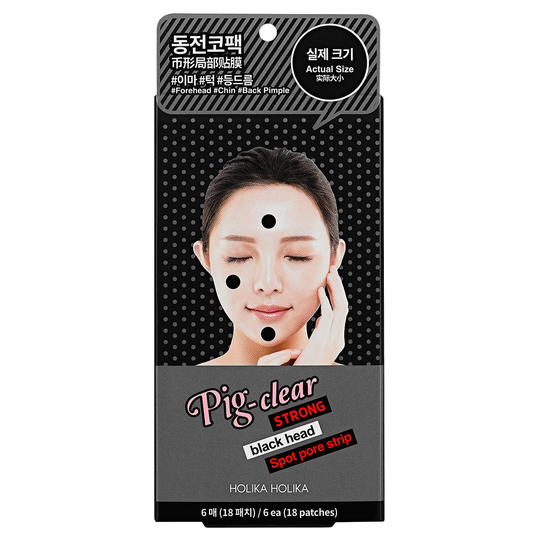 Pig Nose Clear Strong Blackhead Spot Pore Strip, Holika Holika Kasvonaamiot