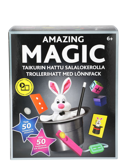 Taikurin Hattu 50 Temppua Toys Puzzles And Games Games Active Games Monivärinen/Kuvioitu Martinex