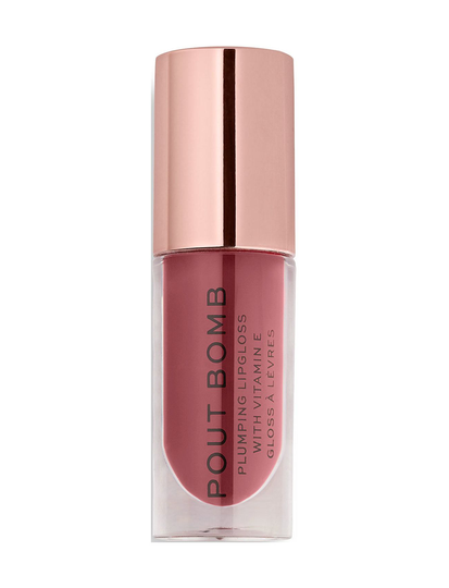 Revolution Pout Bomb Plumping Gloss Sauce Huulikiilto Meikki Vaaleanpunainen Makeup Revolution