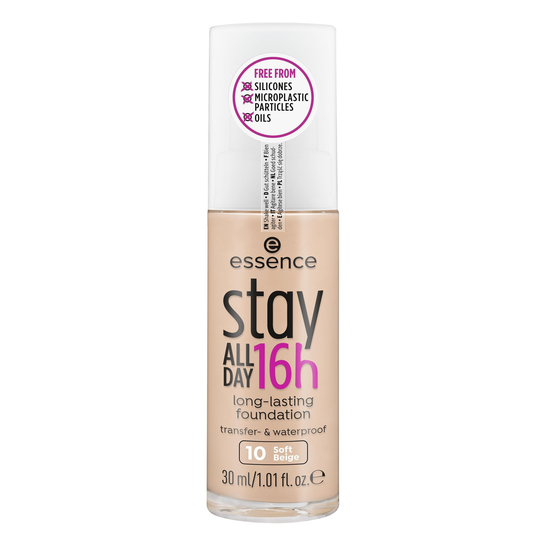 essence stay all day 16h long-lasting foundation 10 Soft Beige