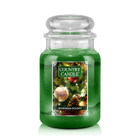 Country Candle Bohemian Holiday 2 Wick Large Jar