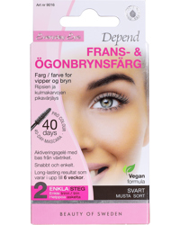 Frans- & Ögonbrynsfärg, Svart