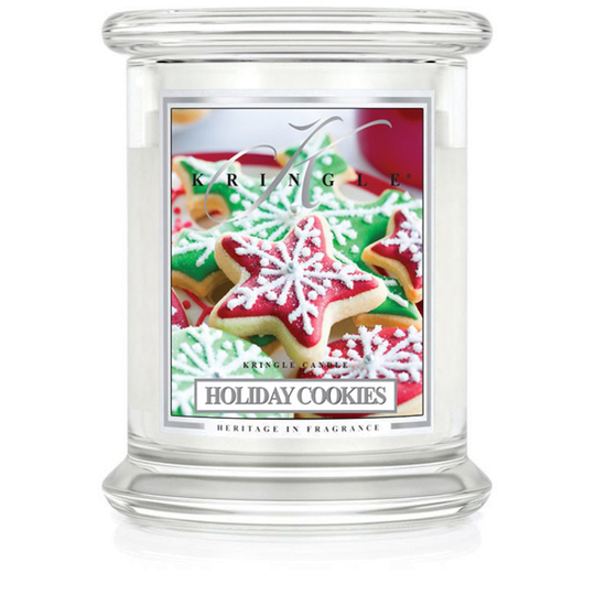 Kringle Candle Holiday Cookies Christmas Scent 14.5oz 2 Wick 75 h