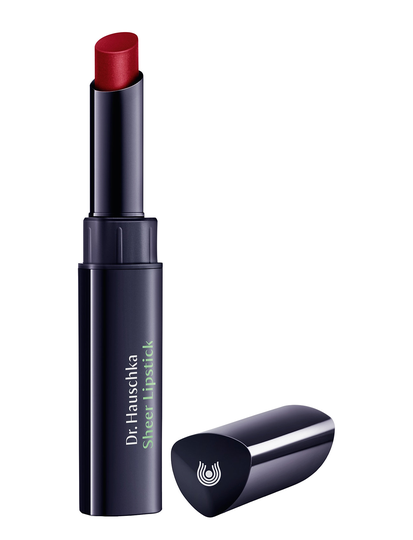 Sheer Lipstick 04 Florentina Huulipuna Meikki Punainen Dr. Hauschka