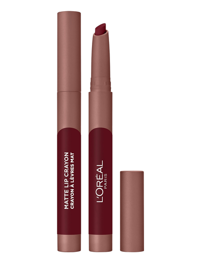 Infaillible Matte Lip Crayon Brulée Everyday 113 Huulipuna Meikki Punainen L'Oréal Paris