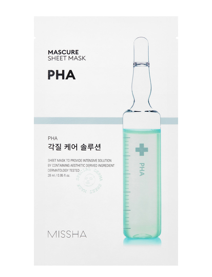 Missha Mascure Peeling Solution Sheet Mask Beauty WOMEN Skin Care Face Face Masks Sheet Mask Nude Missha