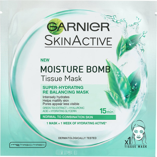 Moisture Bomb Super-Hydrating Re Balancing Mask, Garnier Kasvonaamiot