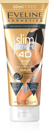 Eveline Slim Extreme 4D Gold Seerumi laihdutus ja muotoilu 250ml