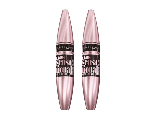 Lash Sensational Mascara Full Fan Effect 2-pk, Maybelline Ripsiväri