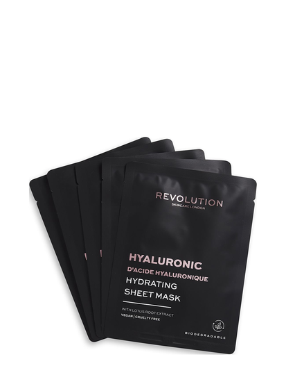 Revolution Skincare Biodegradable Hydrating Hyaluronic Beauty WOMEN Skin Care Face Face Masks Sheet Mask Revolution Skincare