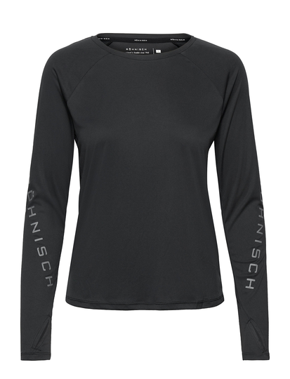 Active Logo Long Sleeve T-shirts & Tops Long-sleeved Musta Röhnisch