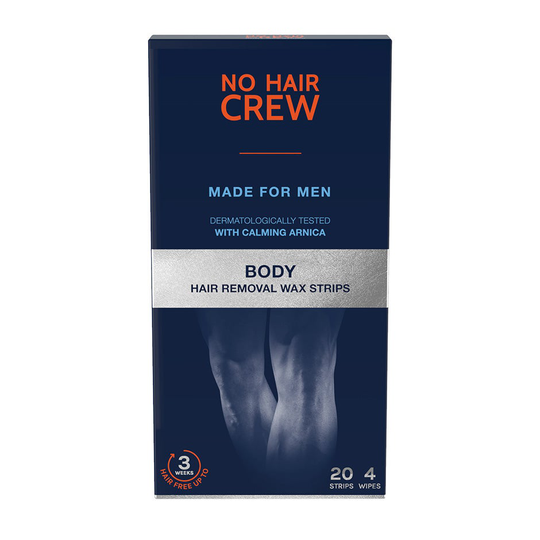 Body Hair Removal Wax Strips, No Hair Crew Karvanpoisto