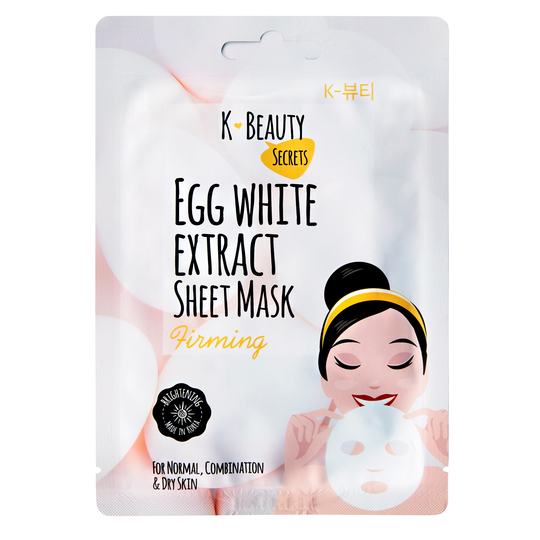 K- Beauty Secrets Egg White Extract Sheet Mask 15 g