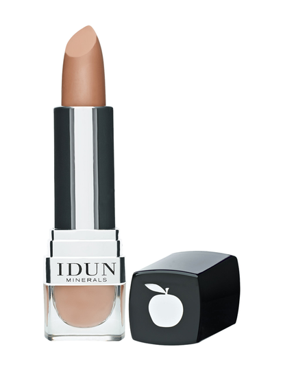 Matte Lipstick Hjortron Huulipuna Meikki Beige IDUN Minerals