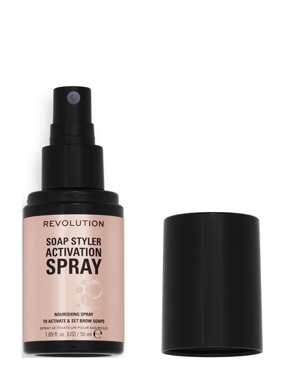 Revolution Soap Styler Activation Spray Kulmageeli Meikki Nude Makeup Revolution