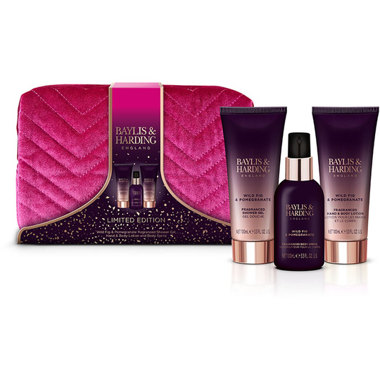 Wild Fig & Pomegranate Wash Bag Set, Baylis & Harding Vartalotuotepakkaukset