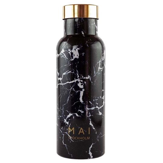 MAI Stockholm MAI bottles Black Marble Bottle 500 ml