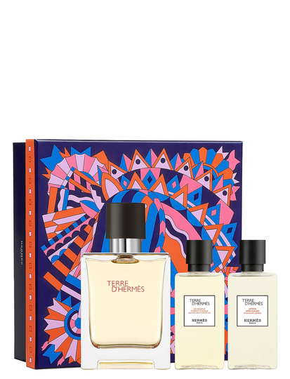 Terre D' Hermés Eau De Toilette Set 50Ml+Hbsg40+Asl40 Feh22 Hajuvesi Eau De Parfum Nude HERMÈS