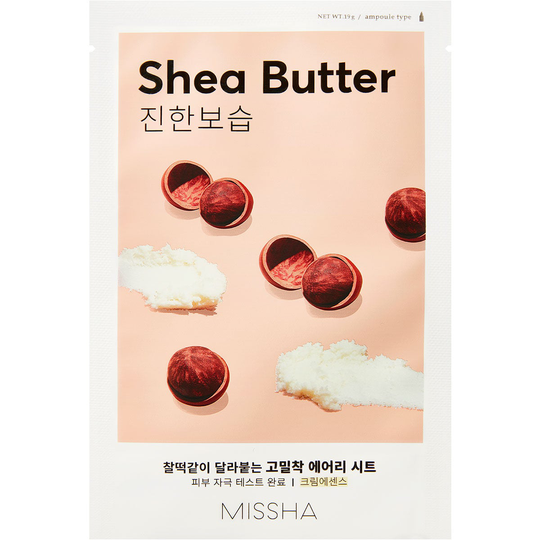 Airy Fit Sheet Mask (Shea Butter), 19 g MISSHA Vartalovoit