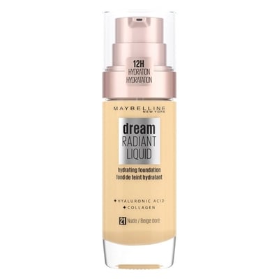 Maybelline Foundation Dream Radiant Liquid Foundation 21 Nude 30ml