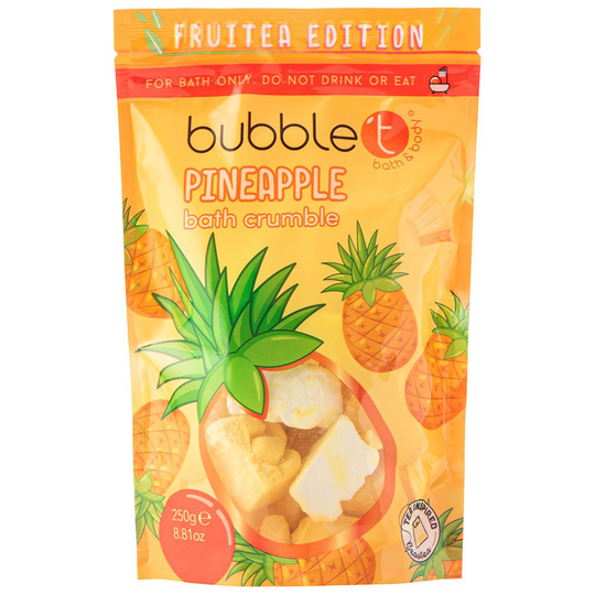 Fruitea Pineapple Bath Crumble, 250 g BubbleT Kylpyvaahto & Kylpysuola