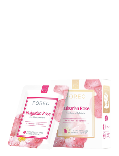 Ufo Mask Bulgarian Rose X 6 Beauty WOMEN Skin Care Face Face Masks Sheet Mask Monivärinen/Kuvioitu Foreo