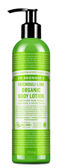 Dr. Bronner's - Orgaaninen vartalovoide Patchouli Lime 240 ml