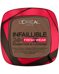 Infaillible 24H Fresh Wear Powder Foundation, 390 Ebony