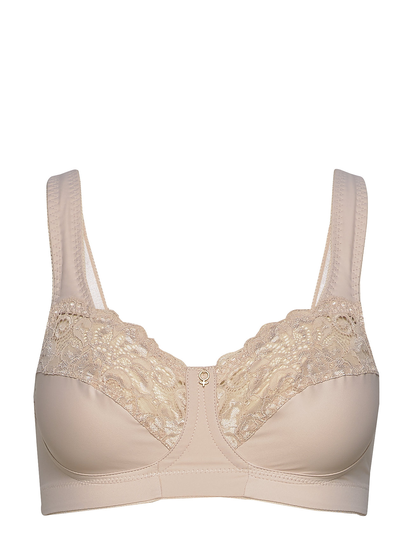 Support,Soft Bra Powder Lingerie Bras & Tops Full Cup Bras Beige Abecita