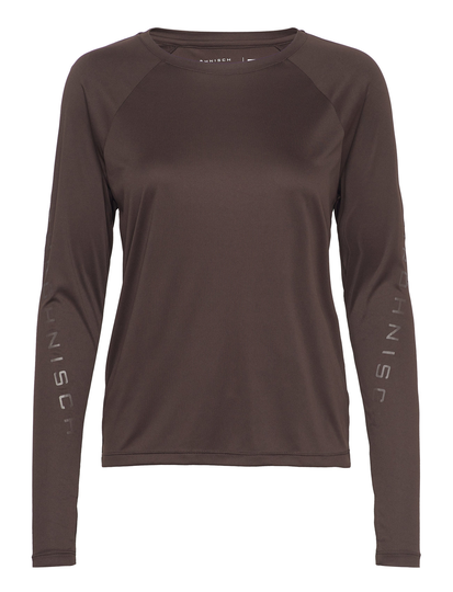 Active Logo Long Sleeve T-shirts & Tops Long-sleeved Ruskea Röhnisch