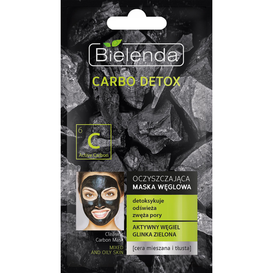 Bielenda CARBO DETOX Cleansing carbon mask for mixed and oily ski