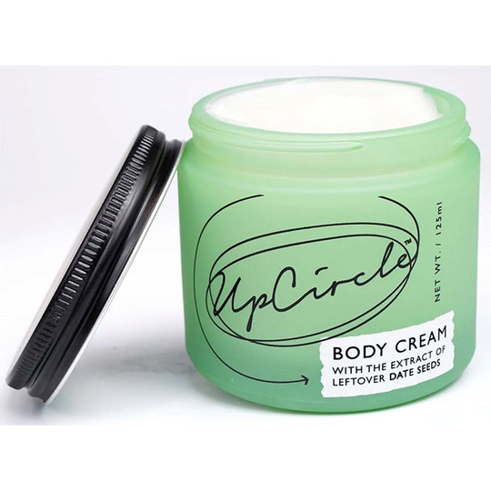 UpCircle Natural Body Cream with Date Seeds 125 ml