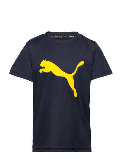 Active Sports Cat Poly Tee B T-shirts Short-sleeved Sininen PUMA