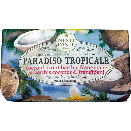 Paradiso Tropicale St.Barth Coconut & Frangipane, 250 g Nesti Dante Käsisaippua