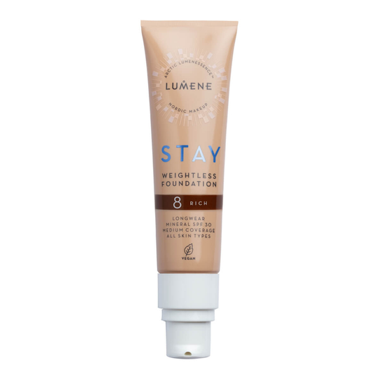 Lumene Stay Weightless Foundation SPF 30 8 Rich