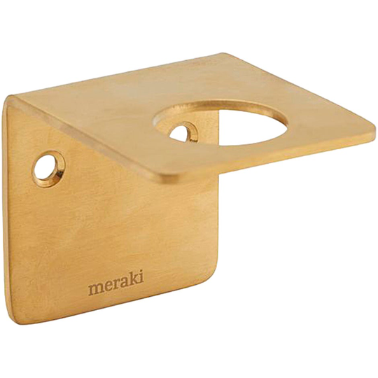 Wall Bracket Brushed Brass Finish, Meraki Kylpy & Suihku