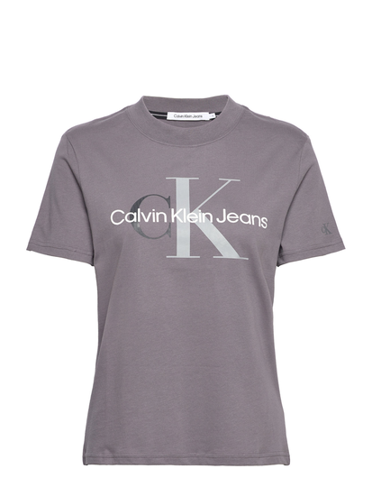 Two T Monogram Regular Tee T-shirts & Tops Short-sleeved Liila Calvin Klein Jeans
