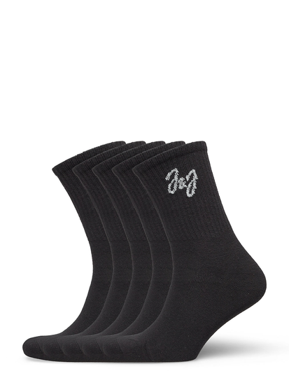 Jacshane Dress Socks 5 Pack Boost Jr Socks & Tights Socks Musta Jack & J S