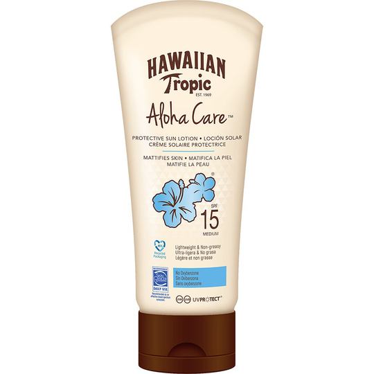 Hawaiian Aloha Care Lotion SPF 15, Hawaiian Tropic Aurinkosuoja kasvot