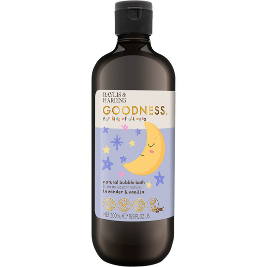 Goodness Kids Lavender & Vanilla Bubble Bath, 500 ml Baylis & Harding Kylpyvaahto & Kylpysuola